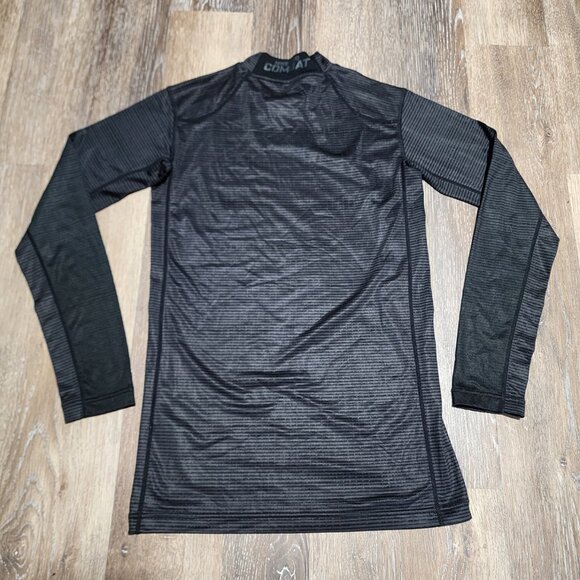 Nike Pro Combat Hyperwarm Black Compression Shirt Long Sleeve Men’s M - Picture 2 of 8